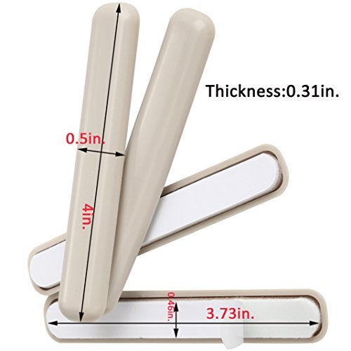 Liyic 32Pcs 1/2in.X 4in.Bar Self Stick Carpet Sliders Self Adhesive Furniture Moving Slider for Carpet Slider,Self-Adhesive Furniture Slider,Moving Pads Moving Furniture Sliders Furniture Mover Glide Glider - Image 2