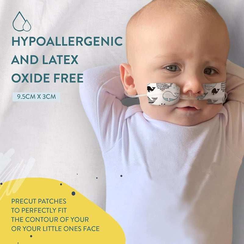 A Simple Patch Nasogastric or Oxygen Tube precut Adhesive Tape Under The sea Mix x 10 Pack Mix Pack - Image 2