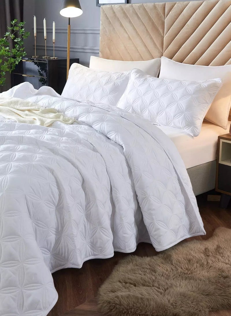 Solid Color Quilt Set Without Filler  - Image 2