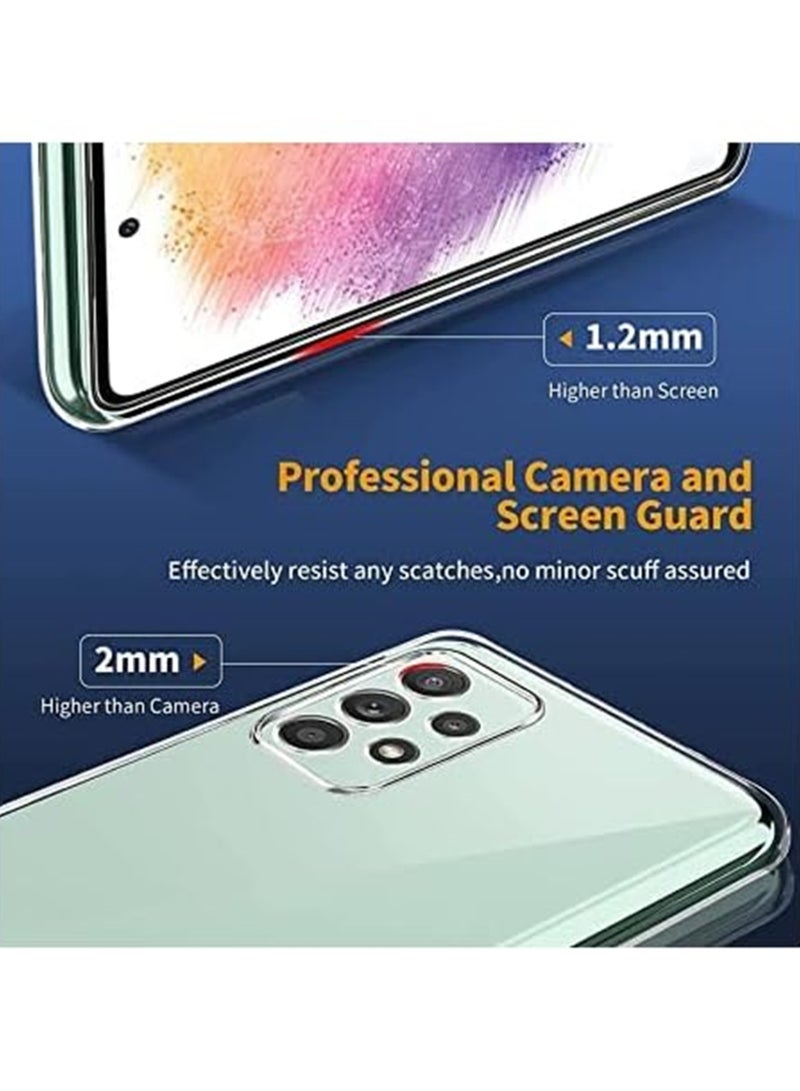 Waldic Silicone Protective Back Case Cover For Samsung Galaxy A73 5G - Clear - Image 4