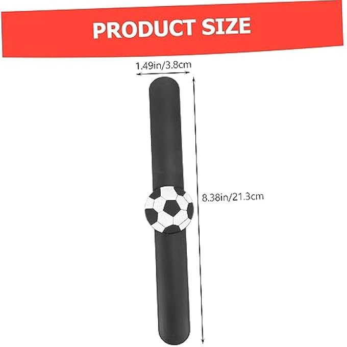 rayihni 1 Set Children'S Football Party Bag, Sports Necklace, Rings For Children Boys, Football Badge Slap Bracelets, Football Give Aways Children'S Birthday Party Gift - Image 3