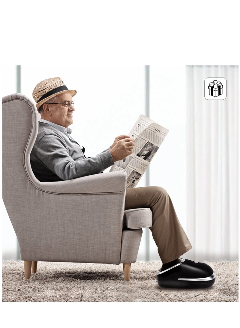 عربست جهاز تدليك القدم مع وظيفة التسخين، جهاز تدليك القدم لتخفيف إجهاد القدم، أسود - Image 5