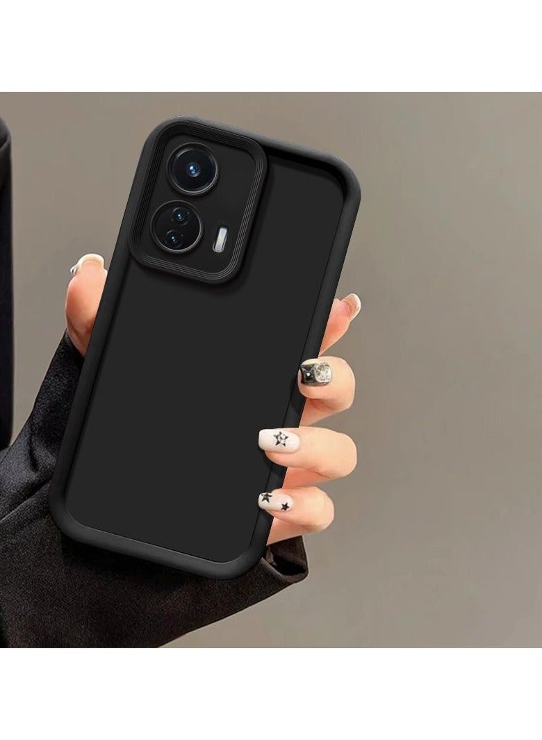 ايكارلوس جراب لهاتف Motorola Moto G85 5G المحمول - جراب واقٍ من السيليكون TPU وغطاء ممتص للصدمات باللون الأسود - Image 2