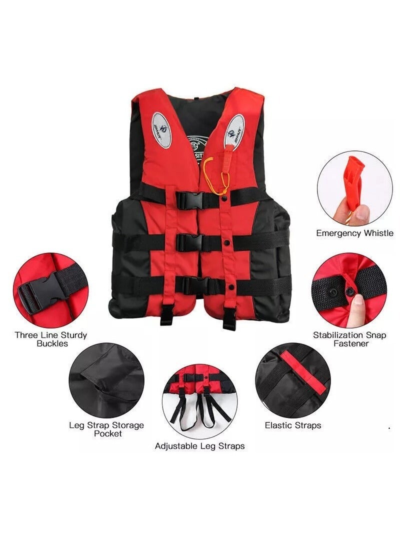 ريبنيو جاكيت سباحة احدث موديل سترات السلامة مقاس XXL (أحمر) - Image 4