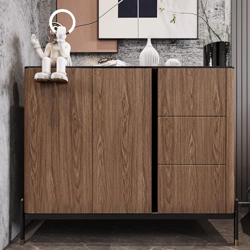 HOLOMEY Walnut Wood Contact Paper for Countertops Cabinets Brown Wooden Grain Wallpaper Self-Adhesive Removable Waterproof Wood Vinyl Wrap for Counter Top Drawer Table Covers 16x78 inch Matte Thicken - Image 3