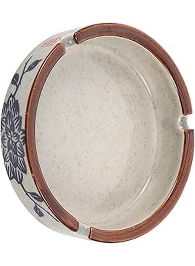 Vintage Style Windproof Ceramic Ashtray Porcelain Desktop Smoking Ash Tray Indoor Outdoor Office Use - Image 1