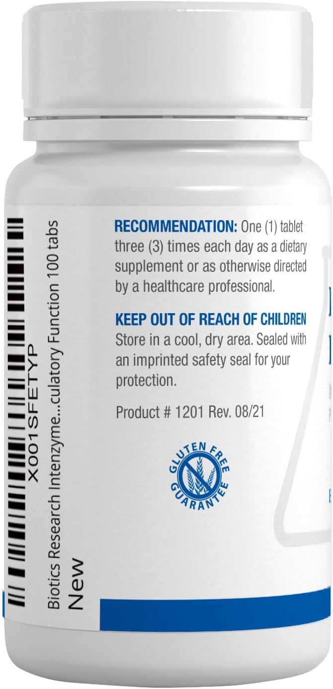 Biotics Research Intenzyme Forte Proteolytic Pancreatic Enzymes Pancreatin Bromelain Papain Lipase AmylaseSupplement Supports Healthy Protein DigestionImmune  Circulatory Function 100 Tablets - Image 2