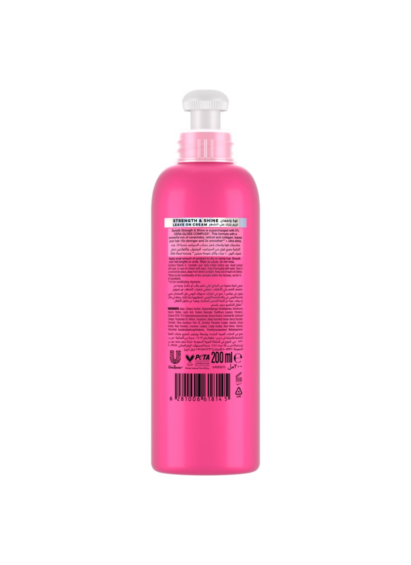 Sunsilk كريم يترك على الشعر مع زيت جوز الهند للشعر الباهت المعرض للتكسر - Image 2