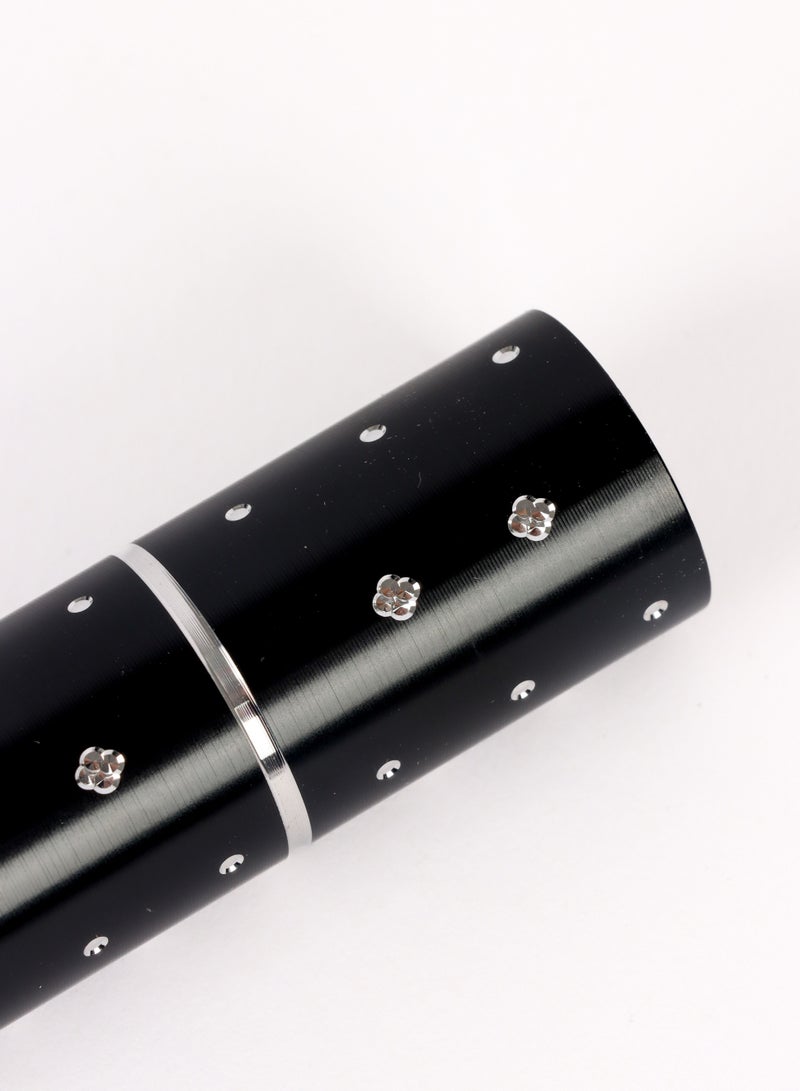 LUSTER 3pc An elegant small flashlight in the shape of a lipstick with a hanger,black - Image 5