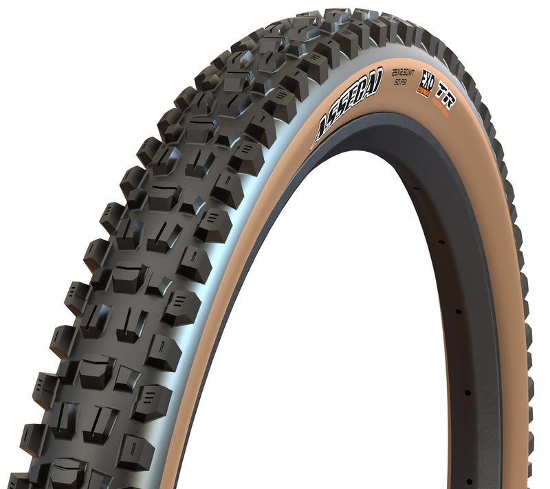 Maxxis Maxxis ASSEGAI Tyre - 29x2.50 WT (Wide Trail) - TR. Soft - Exo/Tubeless Ready/Tanwall - Image 1