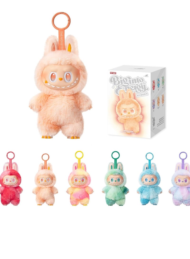Monsters Labubu The Monsters Big Into Energy Series-Vinyl Plush Pendant Blind Box, Blind Box Figures, Random Design Action Figures Collectible Toys Home Decorations, Single Box - Image 1