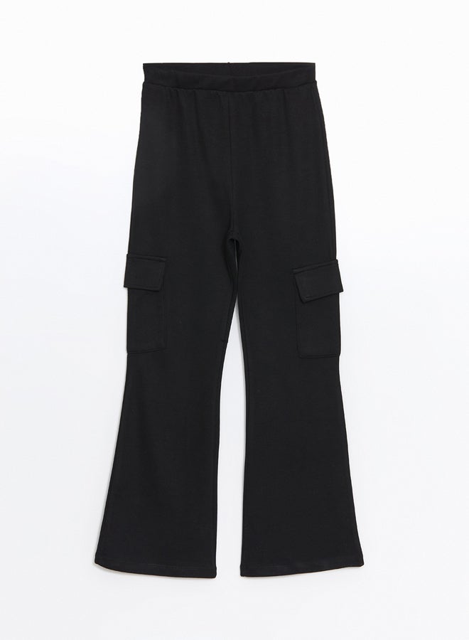 LC WAIKIKI Girls' Cargo Sweatpants with Elastic Waist - Image 1
