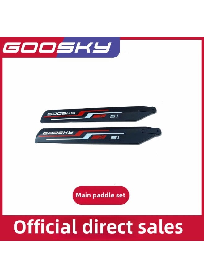 GOOSKY Gutian Technology S1 Remote Control Aircraft Helicopter Accessories Complete Battery Tail Tube Main Paddle Tail Paddle-Color:Tailpipe Set-White-Specifications:s1 Accessories  - Image 4