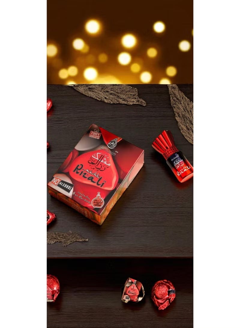 أل نواعم عطر النعيم مشك ريزالي رول أون للرجال والنساء - 6 مل | عطر خالٍ من الكحول | رائحة تدوم طويلاً عطر خالٍ من الكحول | رائحة تدوم طويلاً - Image 1