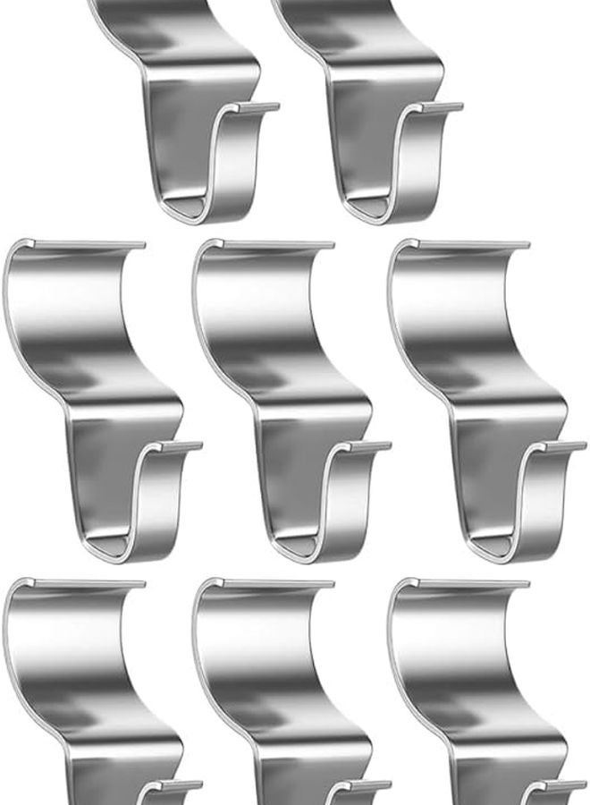 VICASKY 8 Pack Heavy Duty Metal Hooks for Security Camera Mounting on Vinyl Siding Easy Punch Installation - Image 1