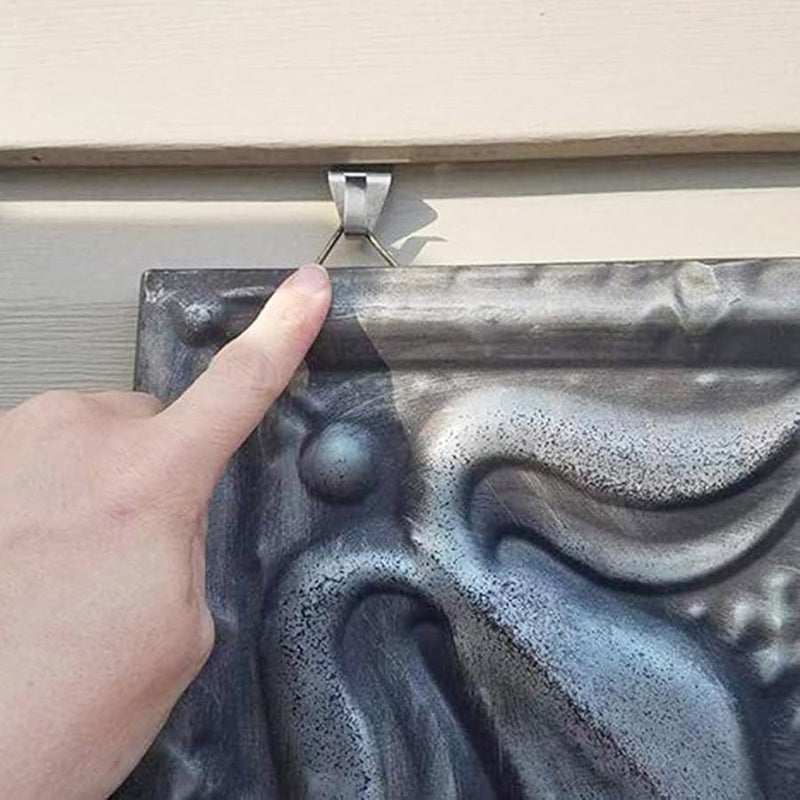 VICASKY 8 Pack Heavy Duty Metal Hooks for Security Camera Mounting on Vinyl Siding Easy Punch Installation - Image 5