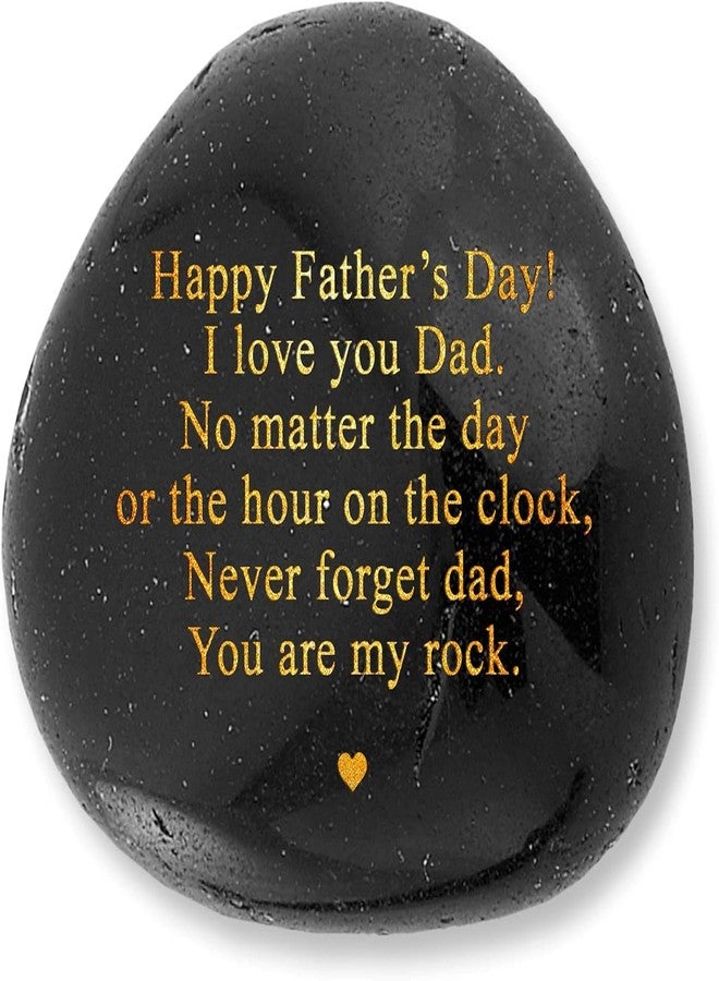 VELENTI Unique for Men - Engraved Father's Day Gifts for Dad from Son - HeartWarming You are My Rock from Daughter - Gifts for Men Who Have Everything - Dad Gifts for Him - Image 1