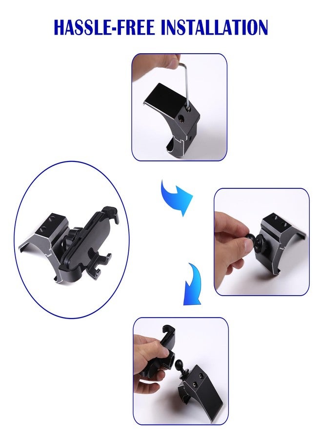 PIUGILH Car Phone Holder Compatible with Land Rover Defender 90 110 130 2020-2023 Accessories, Center Console Dash Board Phone Mount Holder(Model A) - Image 4