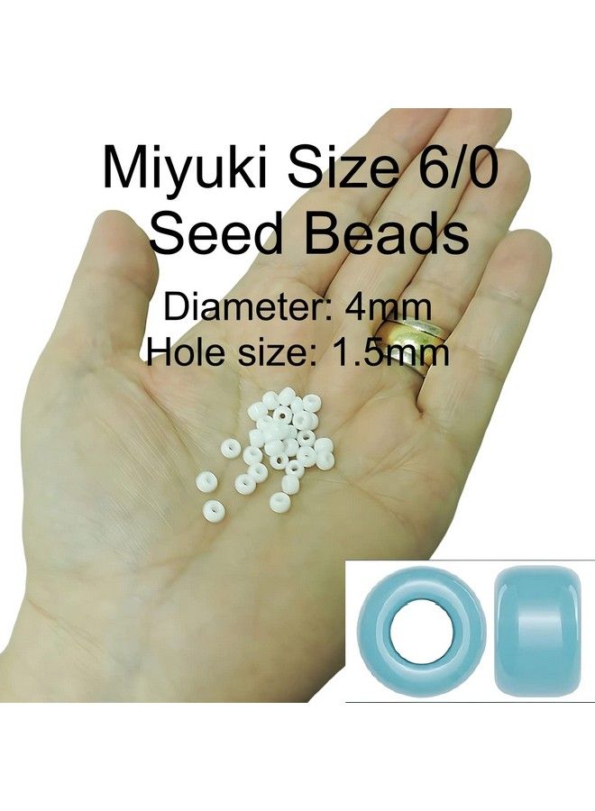 Miyuki 6;0 Round Matte Tr Orange Ab Miyuki Seed Beads Appx 20Gm Tube - Image 3