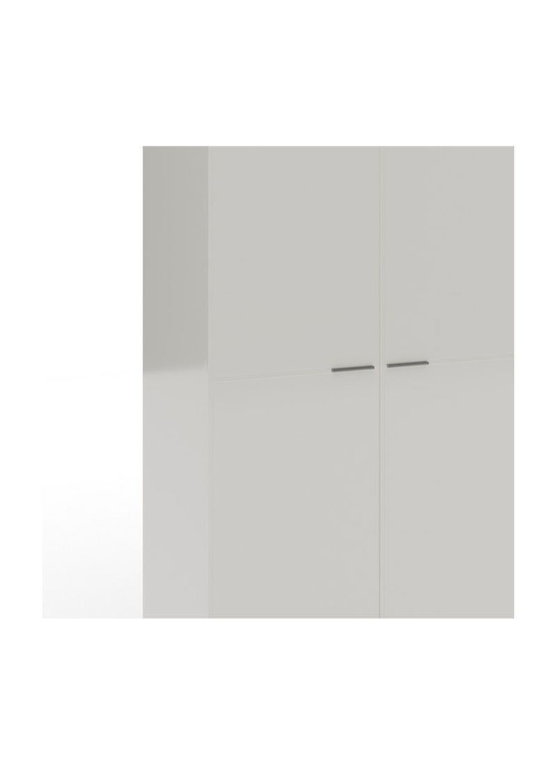 ROYALOAK Royaloak Oliver 4 Door Wardrobe – Modern MDF Cupboard with High-Gloss Finish, Durable & Freestanding Design  - Image 5