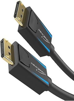 KabelDirekt KabelDirekt 1101 1m 8K DisplayPort cable version 1.4 (supports 60Hz, 4K 120Hz, HBR3, DSC, HDR10, DP8K) black 