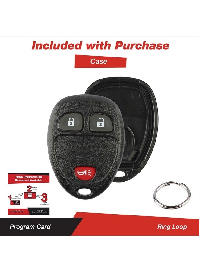 KeylessOption Just The Case Keyless Entry Remote Key Fob Shell - Image 2