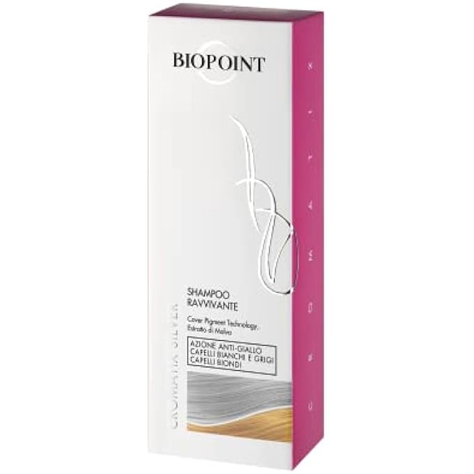 BioPoint شامبو كروما تيكس لإحياء الشعر الفضي، شامبو بنفسجي للشعر الأشقر، تونر أزرق بدون أصفر للشعر المبيض والرمادي - شامبو مضاد للأصفر للشعر الأشقر - Image 3