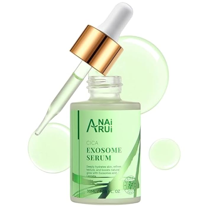 ANAI RUI Exosome Cica Serum,Exosomes for Skin, with Hyaluronic Acid,Soft Skin, Glass Skin,Low-irritating, Moisturizing 1.05 Fl.oz - Image 1