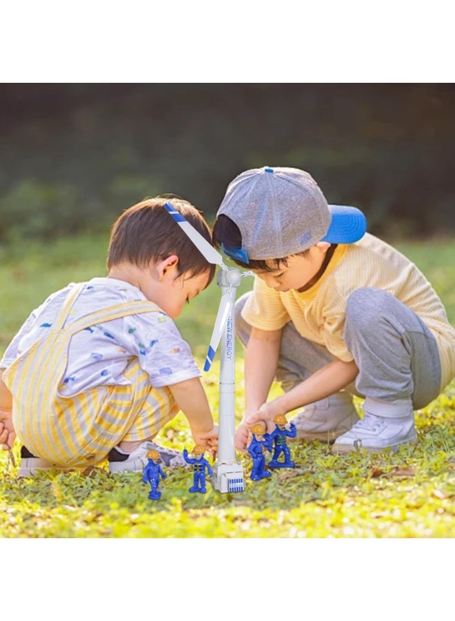 CMGTYYD Science teaching aids - Wind Turbine Toy Mini Wind Turbine 16.5inch Rotary Wind Turbine Model Simulated Detachable Wind Turbine for Kids Wind Turbine Model, Wind Turbine Generator Kit - Image 5