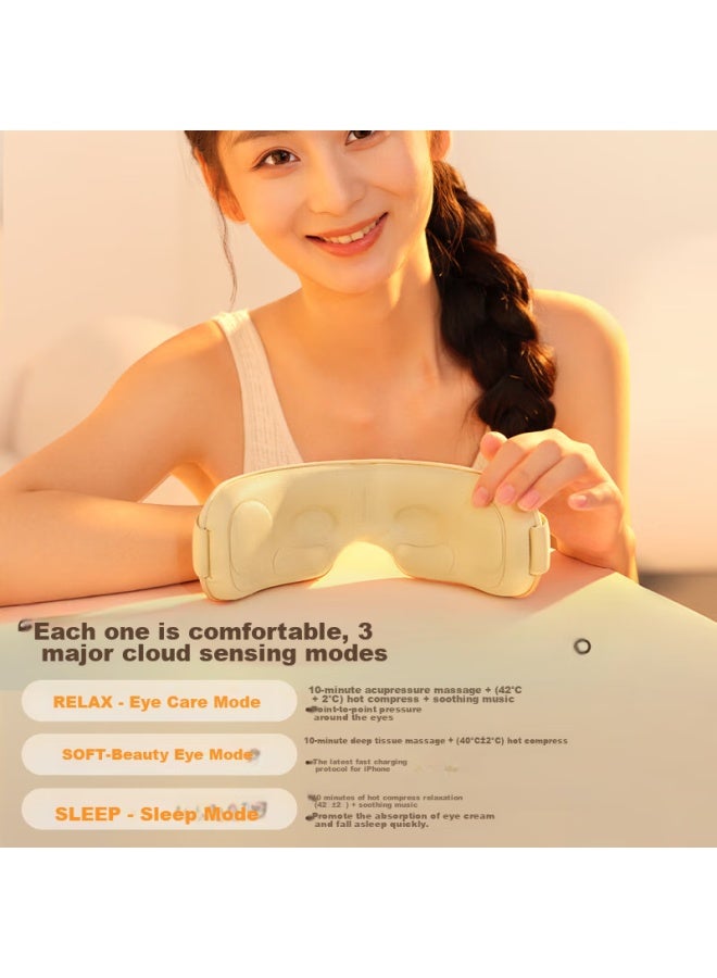 Breo Beiqiangsong Eye Massager, Eye Care Device, Eye Massage Device, Constant Temperature Heat Therapy Sleep Mask, Practical Birthday Gift For Boyfriend Or Girlfriend, Seex3, Qianxi Same Model - Image 2