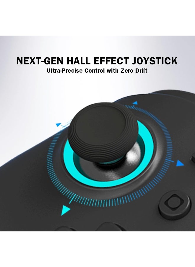 Gulikit Professional Gamepad Gulikit Kingkong 3 Max Wireless Game Controller for Switch/Switch2/PC/Android/iOS/MacOS/Steam Deck with No Drift Hall Effect Joysticks and Triggers, Auto-Pilot Gaming & RGB Lighting, Maglev/Rotor/HD Vibration, 6-Axis Gyroscope, 4 Back Buttons, 1000Hz Polling Rate, 950mAh Battery, 2 D-pad Mode, Ergonomically Designed - Image 5