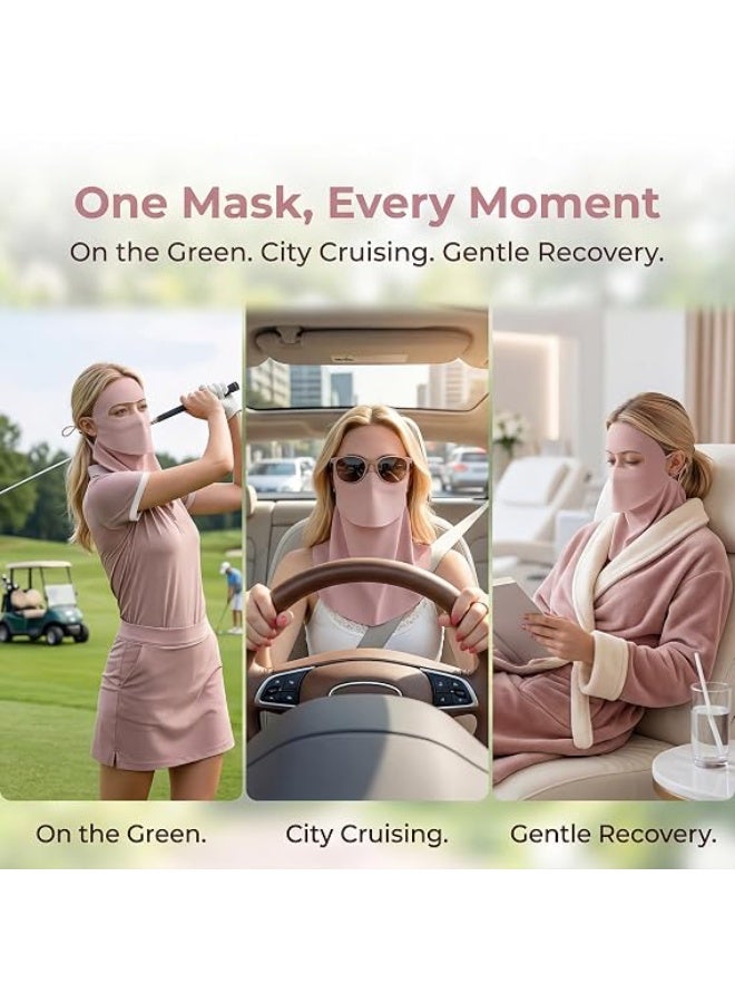 Ice Silk UV Protection Face & Neck Cover Mask for Outdoor Sports - Breathable Sunshade - Image 4