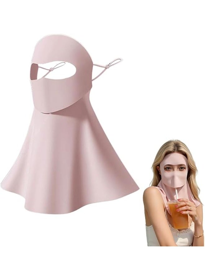 Ice Silk UV Protection Face & Neck Cover Mask for Outdoor Sports - Breathable Sunshade - Image 1