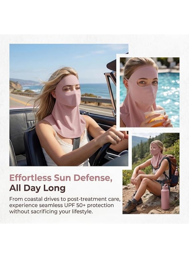 Ice Silk UV Protection Face & Neck Cover Mask for Outdoor Sports - Breathable Sunshade - Image 3
