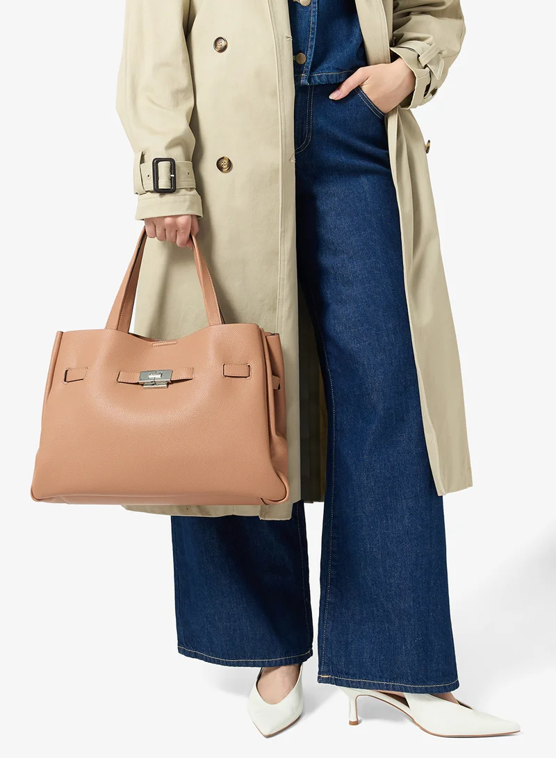 DKNY hot cocoa Bryar Large Satchel for Women | Best Price UAE