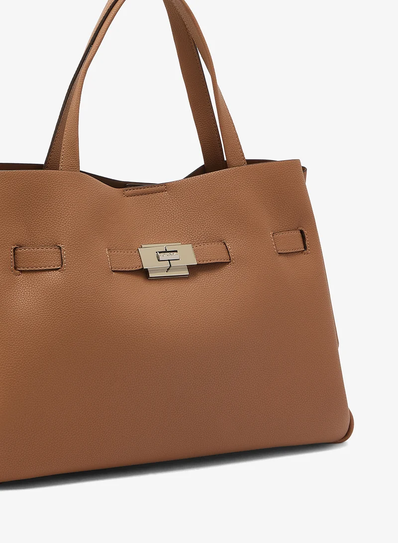 DKNY hot cocoa Bryar Large Satchel for Women | Best Price UAE