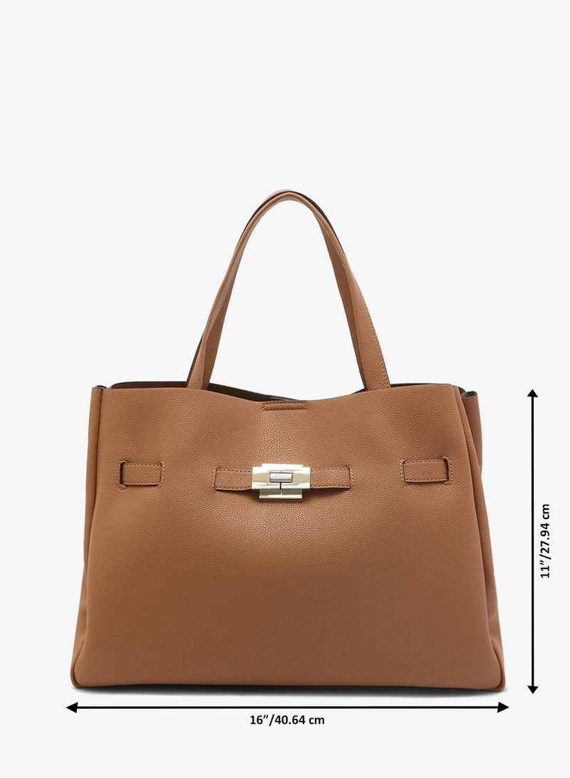 DKNY hot cocoa Bryar Large Satchel for Women | Best Price UAE
