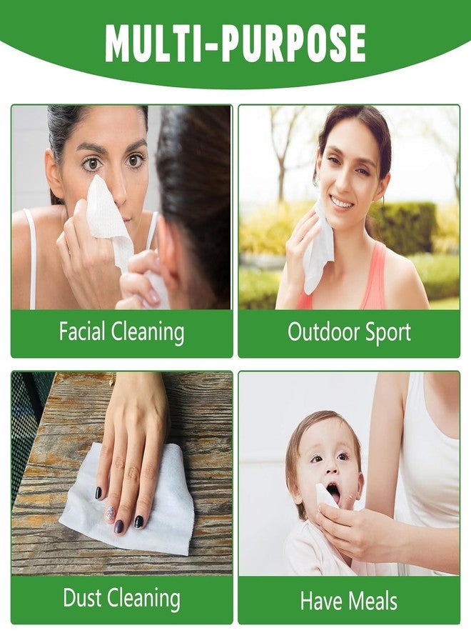 YTM Compressed Towel Tablets, Disposable Face Towels, White, Cotton, Mini Size, 50 Count, Travel and Camping - Image 5