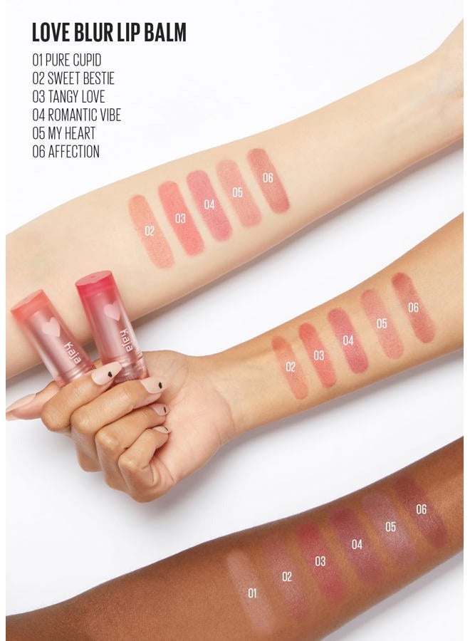 KAJA Love Blur Lip Balm - 01 Pure Cupid | Soft & Comfort Semi-Matte Blurring Daily Color Lip Balm | Shea Butter, Avocado Oil, Citrus Unshiu Peel Extract, Vitamin E Infused | 4g / 0.14oz. - Image 5