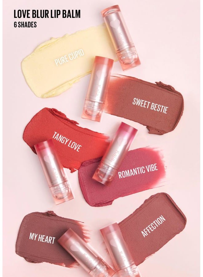KAJA Love Blur Lip Balm - 01 Pure Cupid | Soft & Comfort Semi-Matte Blurring Daily Color Lip Balm | Shea Butter, Avocado Oil, Citrus Unshiu Peel Extract, Vitamin E Infused | 4g / 0.14oz. - Image 4
