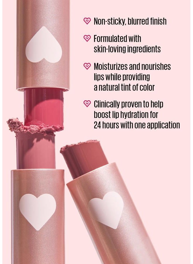 KAJA Love Blur Lip Balm - 01 Pure Cupid | Soft & Comfort Semi-Matte Blurring Daily Color Lip Balm | Shea Butter, Avocado Oil, Citrus Unshiu Peel Extract, Vitamin E Infused | 4g / 0.14oz. - Image 3