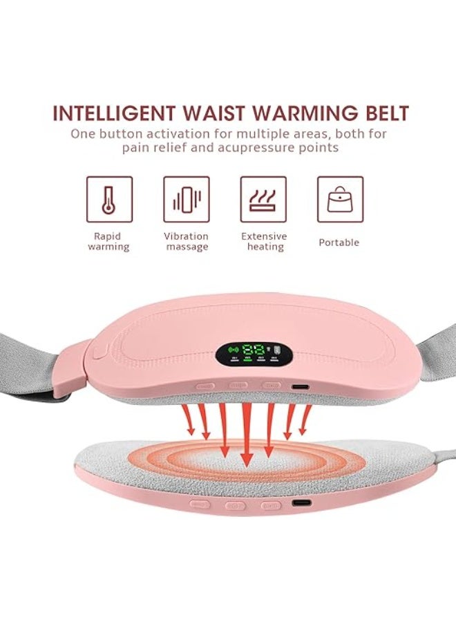 Menstrual Heating Pad - Cordless Heating & Vibration Belt for Abdominal Pain Relief - 4 Modes & 3 Levels - Easy-to-Use & Durable - Image 3