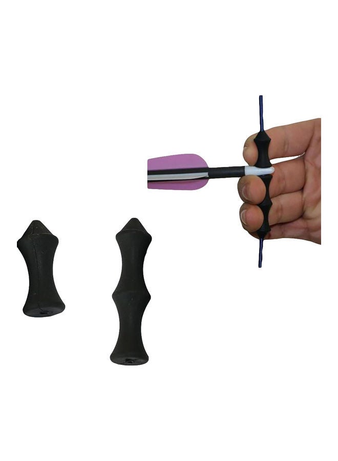 NIBEMINENT Archery Shooting Hunting Finger Guard No Glove Bow String Silicone Protector Tab 20*10*20cm - Image 2