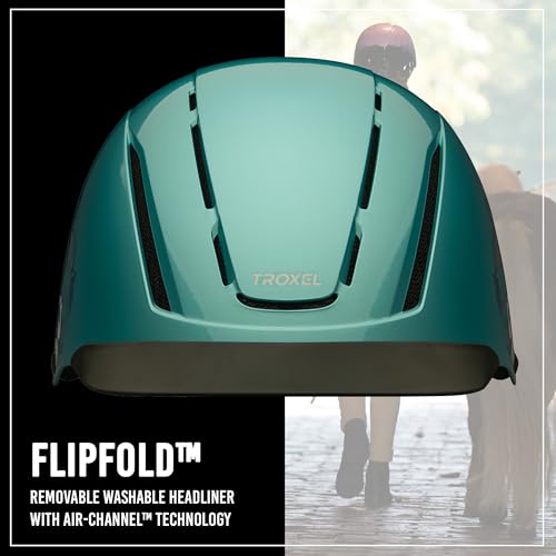 Troxel Spirit Full Coverage Horse Riding Helmet, Low-Profile & Adjustable, Safety Horseback Riding Gear, Extra Small (6-1/4 - 6-1/2), Sky Dreamscape - Image 3