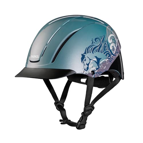 Troxel Spirit Full Coverage Horse Riding Helmet, Low-Profile & Adjustable, Safety Horseback Riding Gear, Extra Small (6-1/4 - 6-1/2), Sky Dreamscape - Image 5