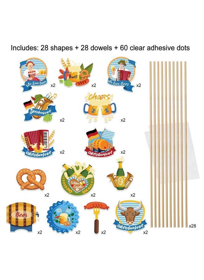 Happiness Oktoberfest Party Decorations Oktoberfest Table Centerpieces German Beer Festival Centerpiece Sticks For The Oktoberfest German Beer Party German Munich Beer Festival Set Of 28 - pzsku/Z773F92EA292BB85A7BCDZ/45/_/1697271718/ca8feced-b6cf-41f3-af9d-1e80e6a0e1e8