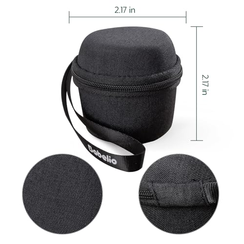 Babelio Portable Travel Case for Babelio Pocket Mini White Noise Machine, Double Stitch Zipper - Perfect for Traveling (CASE ONLY - Textile Black) - Image 5