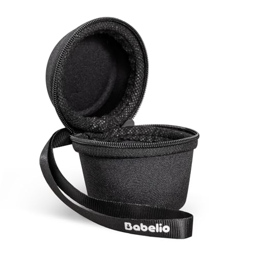 Babelio Portable Travel Case for Babelio Pocket Mini White Noise Machine, Double Stitch Zipper - Perfect for Traveling (CASE ONLY - Textile Black) - Image 1