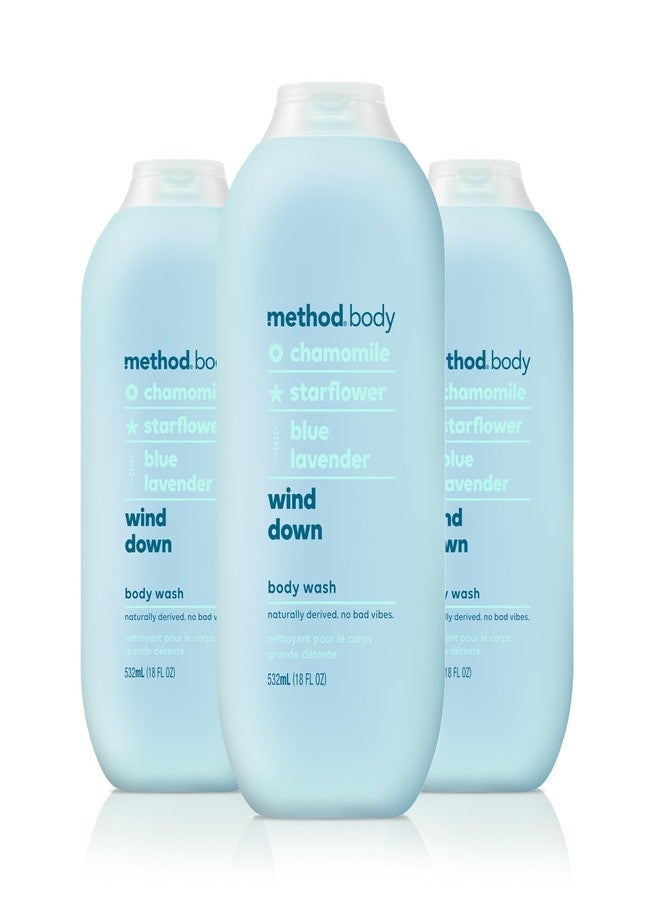 Method Body Wash, Wind Down, 18oz (Pack of 3) - Image 1