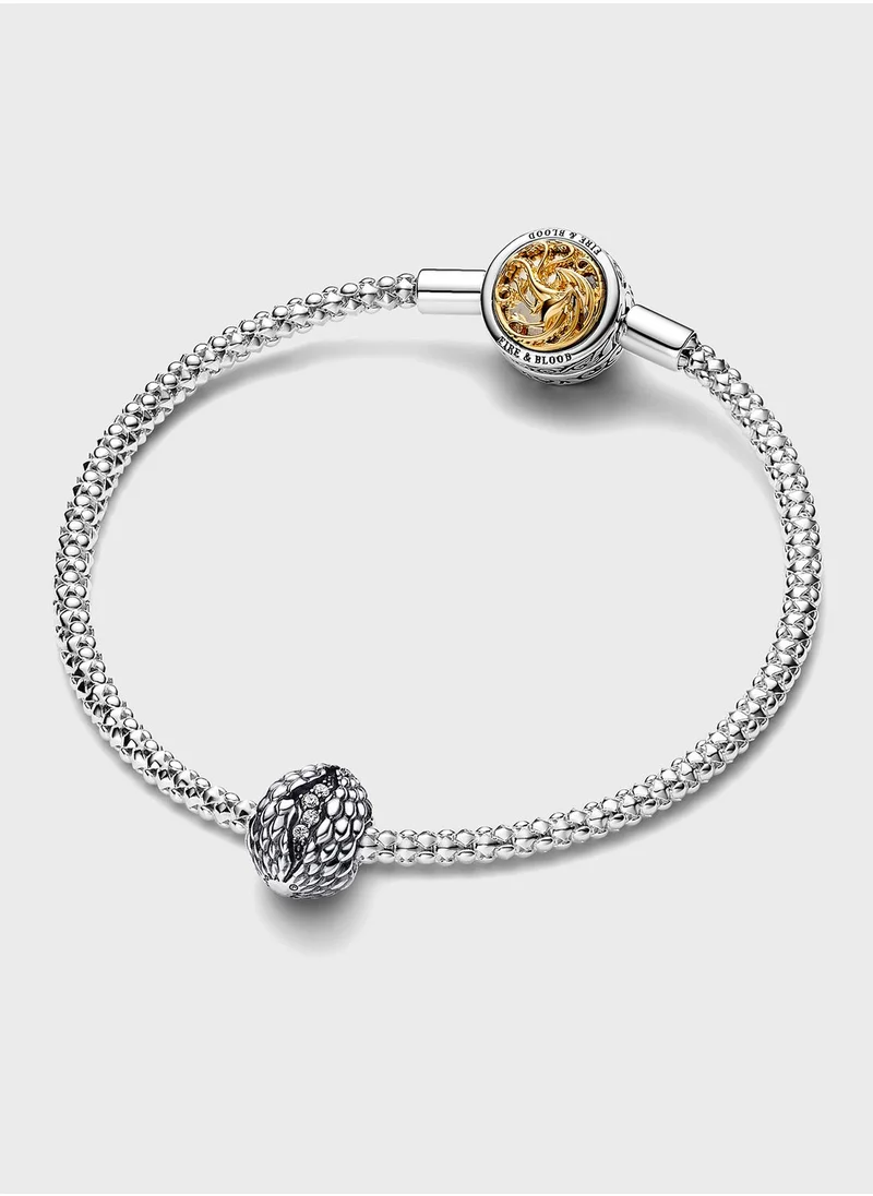 PANDORA The Dragon Egg Sterling Charm